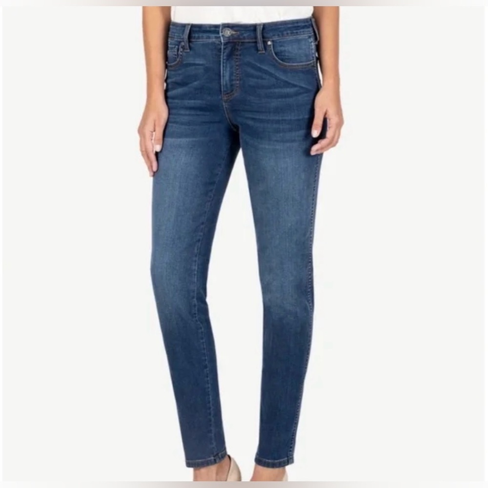 *KUT FROM THE KLOTH* Blue Diana Fab Ab Skinny Slim Denim Jeans Size 12